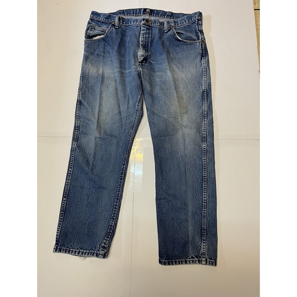 Wrangler 47MWZ Regular Fit Jeans Mens 40x30 Blue Denim Straight Leg Western USA